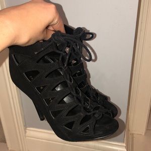 Lace up Chinese Laundry heels!